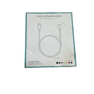 USB C Extension Cable Designed for MagSafe Charger Up to 9V 3A Charging Speed